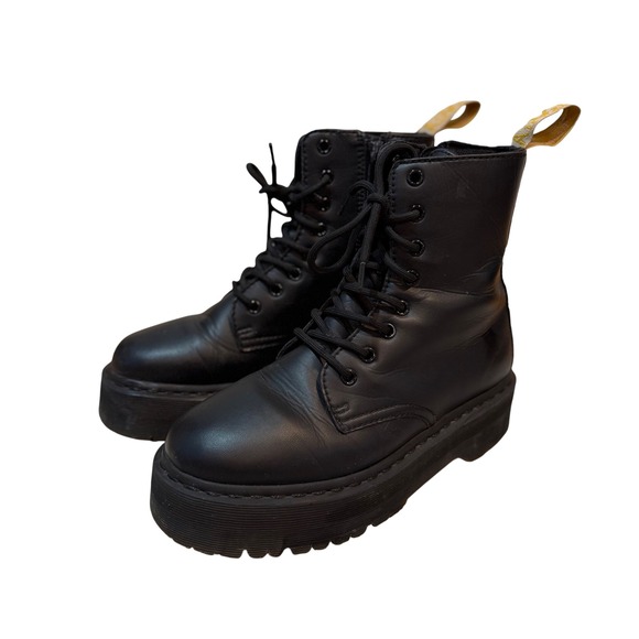Dr. Martens Jadon II Mono Platform Boots vegan leather Women's Size 8 / Men's 7 - Picture 1 of 10
